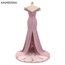 KAUNISSINA Mermaid Long Evening Dress Off the Shoulder Party Elegant Vestido De Festa Long Prom Gown Elegant Formal Dresses 2024 - buy cheap