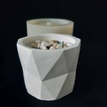 Przy molde de silicone para vaso de flores 3d, forma bandeja geométrica de cimento, moldes de silicone para vaso de concreto, argila e artesanatos 2024 - compre barato