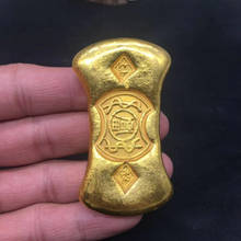 longevity character foot gold ingot antique home decoration decoration 2024 - buy cheap