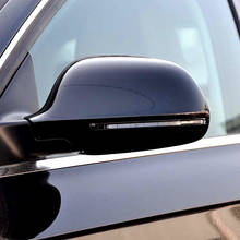 Cubierta de espejo retrovisor para coche, tapa de protección negra brillante, para Audi B8, A3, A4, A5, A6, S4, RS4, S6, RS6, 1 par 2024 - compra barato