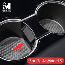 For Tesla Model 3 Accessories Model3 Y Car Cup Holder Drinks Holders Limit Clip 2020-2017 ABS Plastic Interior Modification 2024 - buy cheap