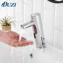 Bathroom Basin Mixer Cold And Hot Water Taps Automatic Infrared Sensor Faucets Single Hole Brass Hand Touch Mixer Taps Chrome 2024 - buy cheap