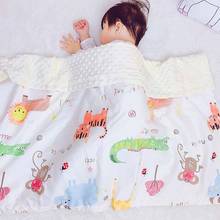 Детское Хлопковое одеяло 110*75 см, детское одеяло, детское стеганое одеяло, покрывало для сна, пеленка для новорожденных, воздухопроницаемое одеяло 2024 - купить недорого
