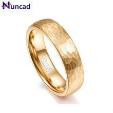 Nuncad-anillos de carburo de tungsteno para hombre y mujer, sortija de regalo para el Día del Padre, de oro, 2,3mm de espesor, joyería para Dedo de boda 2024 - compra barato