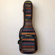 28 30 Inches Guitalele Ukulele Guitar Case Soft Bag Baritone Stripe Blue Backpack Ukelele Guitarra Accessories Gig Acoustic 2024 - buy cheap