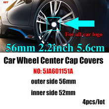 Good Quality 4PCS ABS Wheel Center Cap Covers 56MM 5.6CM 2.2INCH Car Emblem Logo Sticker for BMW Toyota opel Honda Hyundai kia 2024 - buy cheap