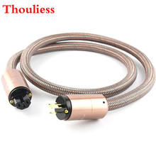 Thouliess HI-End Accuphase Power Cord CD Amplifier Amp US/EU/AU Power Cable HIFI AC Mains Power Cable EU Schuko Power Line Wire 2024 - buy cheap