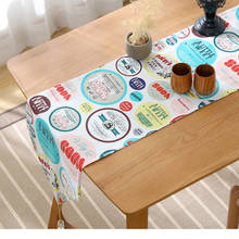 Circle style fashion modern table runner table cloth cabinet cover bed runner cabinet cover home party festival decoration 2024 - buy cheap