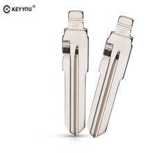 KEYYOU 10 unids/lote blanco en blanco sin cortar Flip KD llave de control remoto tipo de cuchilla 60 para Fiat NO 60 Hoja 2024 - compra barato