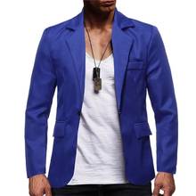 Men Clothing 2021 New Men's Large Size Men's Suit Seven Colors European American One Button Casual Mens Suit Jacket Blazers 2024 - buy cheap