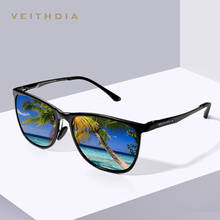 VEITHDIA-gafas de sol Retro para hombre, lentes polarizadas de aluminio y magnesio, Estilo Vintage, 6623 2024 - compra barato
