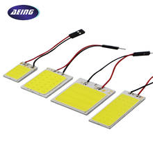 AEING 12V T10 W5W C3W C5W C10W BA9S LED interior Lamp COB White/Ice Blue Festoon Panel Dome Reading Map Light Lamps 2024 - buy cheap