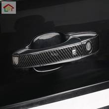 2010-2014 2015 2016 2017 2018 For Jeep Grand Cherokee ABS Carbon Fiber Side Door Handle Cover Trim Car Styling Accessories 8pcs 2024 - buy cheap
