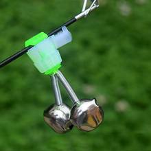 1 Set Fishing Ring Bite Lure Alarms Twin Spiral Bells Night Carp Fishing Rod Tool Tip Clips Gears Accessories 2024 - buy cheap