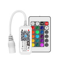 WiFi Wireless Smart LED Controller with 24 Keys Remote for RGB LED Strip Lights, Compatible with Alexa Google Home IFTTT 2024 - buy cheap