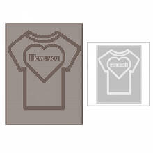 Troqueles de corte de Metal de Panel de camiseta Little One, para álbum de recortes DIY y fabricación de tarjetas, artesanía de relieve decorativo, sin sellos, nuevo, 2021 2024 - compra barato