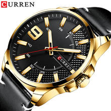 Relogio Masculino Curren 8371 Army Military Quartz Mens Watches Top Brand Luxury Leather Men Watch Casual Sport Male Clock Watch 2024 - buy cheap