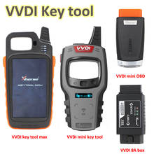 Xhorse VVDI Key Tool Max Remote & Chip Generator Xhorse VVDI MINI OBD Tool 8A Control Box Cable for All Keys Lost MINI Key Tool 2024 - buy cheap