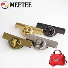 Meetee 2/5pcs Arch Metal Locks Buckles Bag Handbag Ring Pull Twist Lock Clasp DIY Luggage Hardware Decoration Accessories BF129 2024 - buy cheap