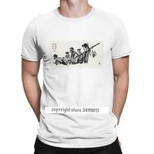Seven Samurai Tshirt Men Cotton Cool Tee Shirt Akira Kurosawa Classic Japanese Movie Tees Tops Gift 2024 - buy cheap