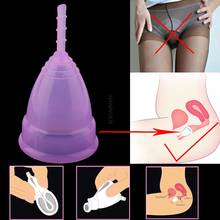 Medical Grade Silicone Menstrual Cup Reusable Soft Cup Big/Small 3 Colors Women Feminine Hygiene Product Health Care hot 2024 - buy cheap