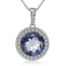 Gem's Ballet 4.79Ct Natural Iolite Blue Mystic Quartz Gemstone 925 Sterling Silver Pendant Necklace For Women Fine Jewelry 2024 - buy cheap