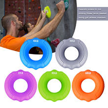 Silica Gel Portable Hand Grip 20-100LB Grip Ring Carpal Expander Finger Trainer Grip Strength Rehabilitation Massage Ring Ball 2024 - buy cheap