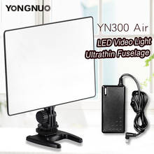 YONGNUO-Panel de luz LED YN300 Air 3200K-5500K para vídeo, con adaptador de corriente CA, para fotografía y vídeo de boda 2024 - compra barato