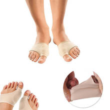 Corrección de dedos grandes 1 par de mangas de Gel juanete dispositivo Hallux Valgus alivia el dolor de pies CUIDADO DE pies para plantillas para tacones S/L 2024 - compra barato