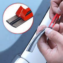 Car Roof Protector Seal Noise Insulation Car Door Weatherstrip Front Rear Windshield Edge Sealing Strips Sticker Car Accessories 2024 - buy cheap