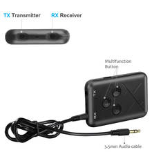 2 in 1 Audio Wireless Bluetooth 4.2 Transmitter Receiver 3.5mm Stereo Audio Adapter for TV Car Speaker Music 2024 - buy cheap