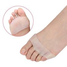2 Pairs Silicone Honeycomb Forefoot Pads Reusable Soft High Heel Foot Cushions Toes Insert Pad Pain Relief Foot Care 2020 2024 - buy cheap