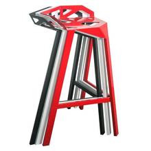 Modern Minimalist Casual Home High Stool Stylish Cafe Bar Table and Chairs Creative Geometric Design Wrought Iron Chair 2024 - buy cheap