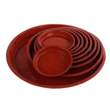 1pcs Red Plastic Garden Flower Plant Pot Saucer Round Base Planter Waterproof Tray 2024 - buy cheap