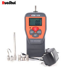 RuoShui-Medidor de fuerza Digital 500N, 50kg, 110lb, dinamómetro, instrumentos de medición, probador de empuje y tracción 2024 - compra barato