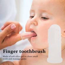 1PCS Baby Finger Toothbrush Silicon Toothbrush Rubber Cleaning Baby Brush Children Teeth Clean Soft Silicone Infant Tooth Brush 2024 - buy cheap