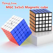 Yongjun mgc 5x5x5 cubo mágico magnético 5x5 velocidade cubo quebra-cabeça yj cubo magico competição cubos brinquedos 2024 - compre barato