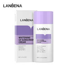 LANBENA Purple Uv Sunscreen Whitening Cream SPF50+++ Brighten Skin Face Sunblock Sun Protect Solar Moisturizing Daily Care 40ml 2024 - buy cheap