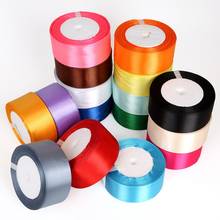 25 Yards/Lot 1" 25MM Wedding Satin Silk Ribbon Tape Single Face Ribbons Wedding Christmas Gift Packaging DIY Accessories Decor 2024 - buy cheap