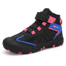 Zapatillas de deporte altas para niños, botas de estilo de carreras, zapatos impermeables transpirables para niñas pequeñas, zapatos de otoño 25-40 # 2024 - compra barato