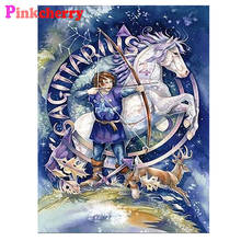 New arrival Diy diamond painting Sagittarius picture rhinestones embroidery mosaic stickerS 5d cross stitch 12 constellations 2024 - buy cheap