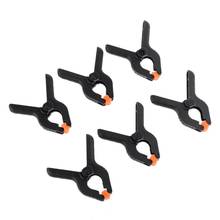 6 PCS New Hard 2-inch Plastic Micro Spring Clamps Set DIY Tools Clips Grips 2024 - buy cheap