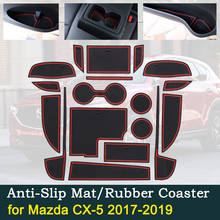 Anti-slip Door Rubber Cup Cushion for Mazda CX-5 MK2 KF CX5 CX 5 Internal 2017 2018 2019 Groove Mat Car Interior Accessories 2024 - buy cheap