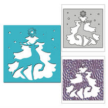 Troqueles de corte de Metal con forma de estrella de árbol de alce de Navidad, para álbum de recortes y fabricación de tarjetas, manualidades decorativas en relieve, sin sellos, novedad de 2021 2024 - compra barato
