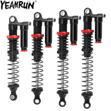 YEAHRUN 4PCS RC Piggyback Shock Absorber Metal Damper 90/100/110/120mm for 1:10 Axial SCX10 WRAITH TRX4 RC Rock Crawlers 2024 - buy cheap