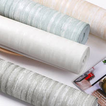 Papel tapiz de rayas blancas para decoración del hogar, rollo de papel tapiz de estilo nórdico 3D de barro de Diatom, dormitorio moderno, estudio, sala de estar, no tejido gris 2024 - compra barato
