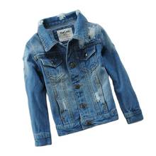 spring Outwear for boys and girls denim jacket coat children's clothing Cotton Kids clothes jean Coat baby clothes 2024 - buy cheap