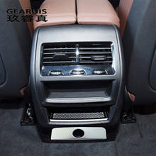 Tira de salida de aire acondicionado trasera para coche BMW, cubierta de panel de encendedor de cigarrillos, pegatina embellecedora para Interior de coche, X5 G05 2024 - compra barato