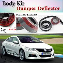 Bumper Lip Deflector Lips For Volkswagen VW Passat CC Front Spoiler Skirt For TopGear Fans Tuning View / Body Kit / Strip 2024 - buy cheap