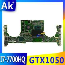 Akemy dabklmb28a0 rev: uma placa-mãe do portátil para asus fx503 fx503v fx503vm teste original mainboard I7-7700HQ gtx1050m 2024 - compre barato